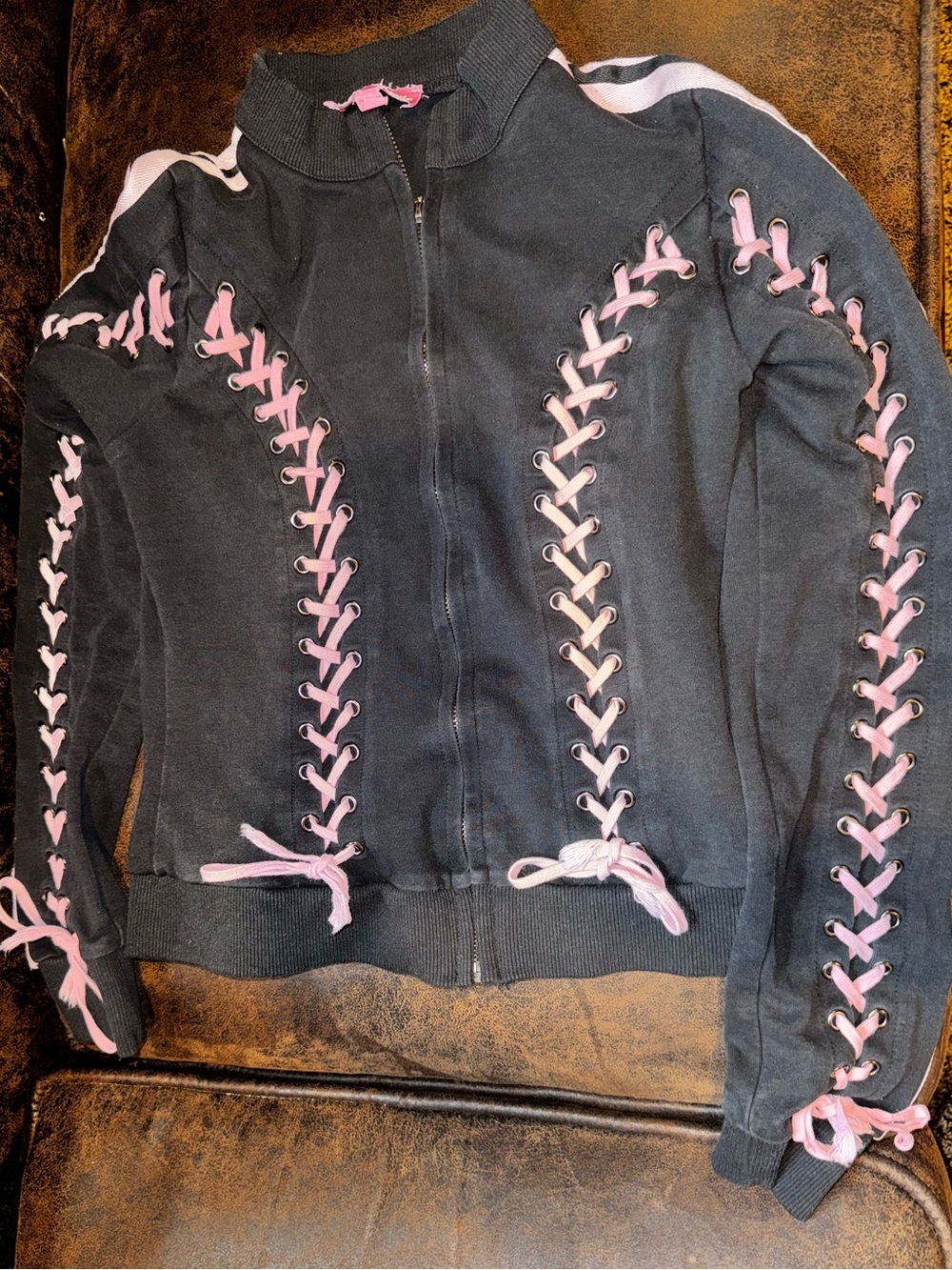 Dolls Kill Sugar Thrillz “Hyper Pop” Zip-Up Jacket